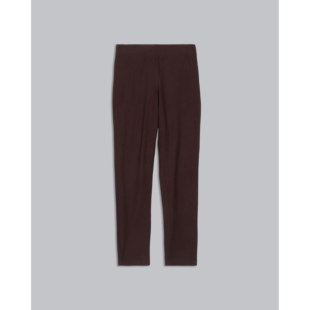 Eileen Fisher Pants Womens M Brown Washable Stretch‎ Crepe Core Staple Basic